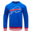 NFL Buffalo Bills Mashup Crew Neck ((Royal Blue/Red))