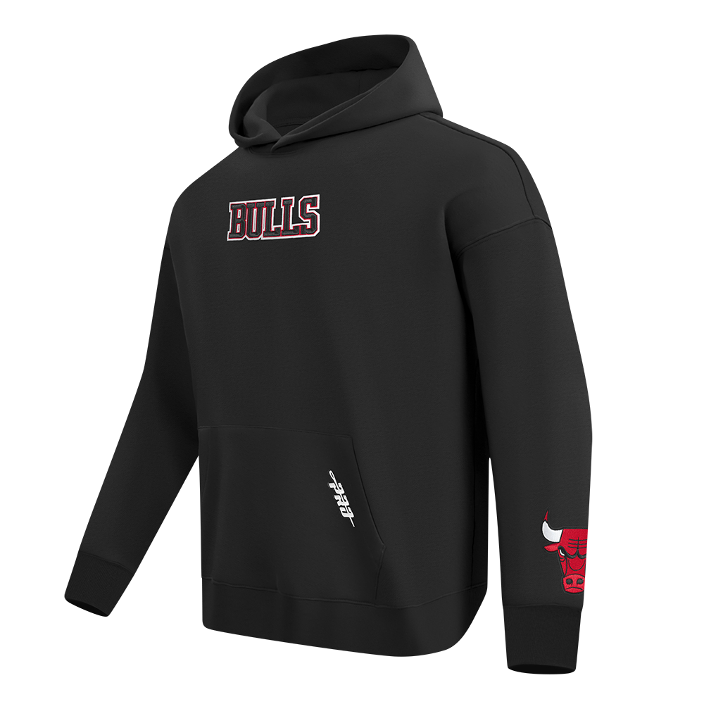NBA Chicago Bulls Wingspan Pullover Hoodie (Black) - Image 3