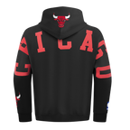 NBA Chicago Bulls Wingspan Pullover Hoodie (Black) - Image 4