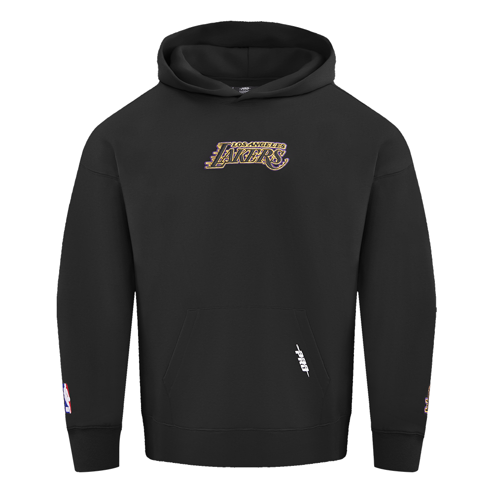 NBA Los Angeles Lakers Wingspan Pullover Hoodie (Black) - Image 2