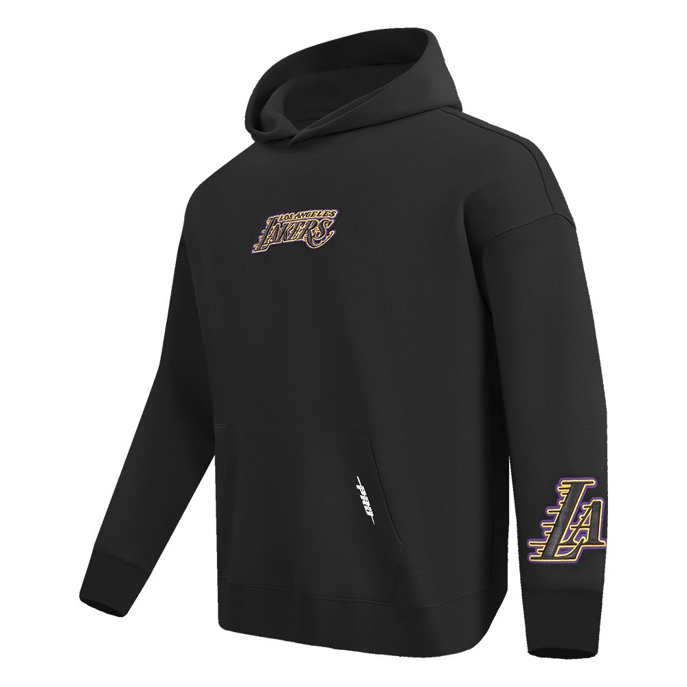 NBA Los Angeles Lakers Wingspan Pullover Hoodie (Black) - Image 3