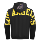 NBA Los Angeles Lakers Wingspan Pullover Hoodie (Black) - Image 4