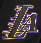 NBA Los Angeles Lakers Wingspan Pullover Hoodie (Black) - Image 7