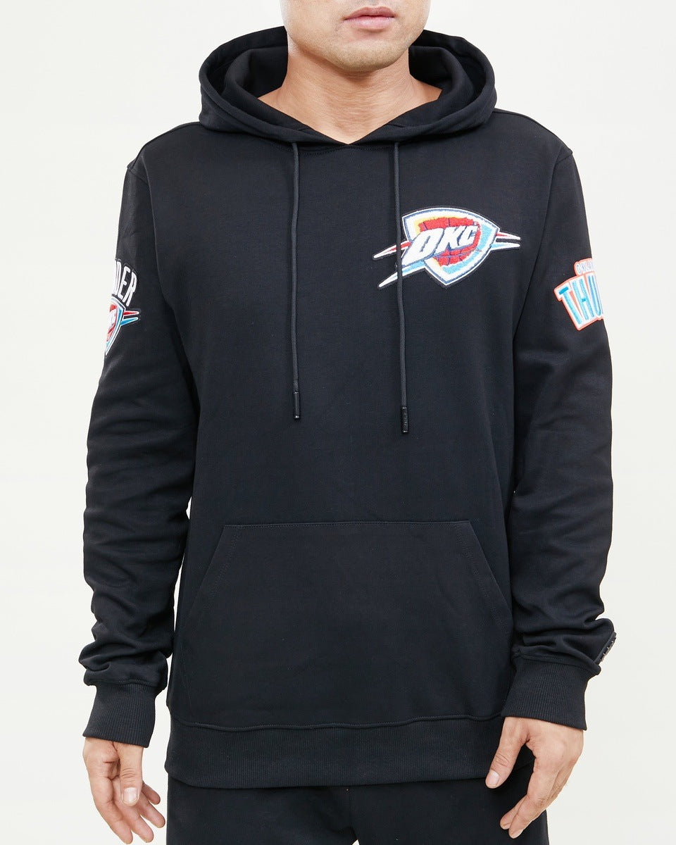 NBA Oklahoma City Thunder Pullover Hoodie (Black)