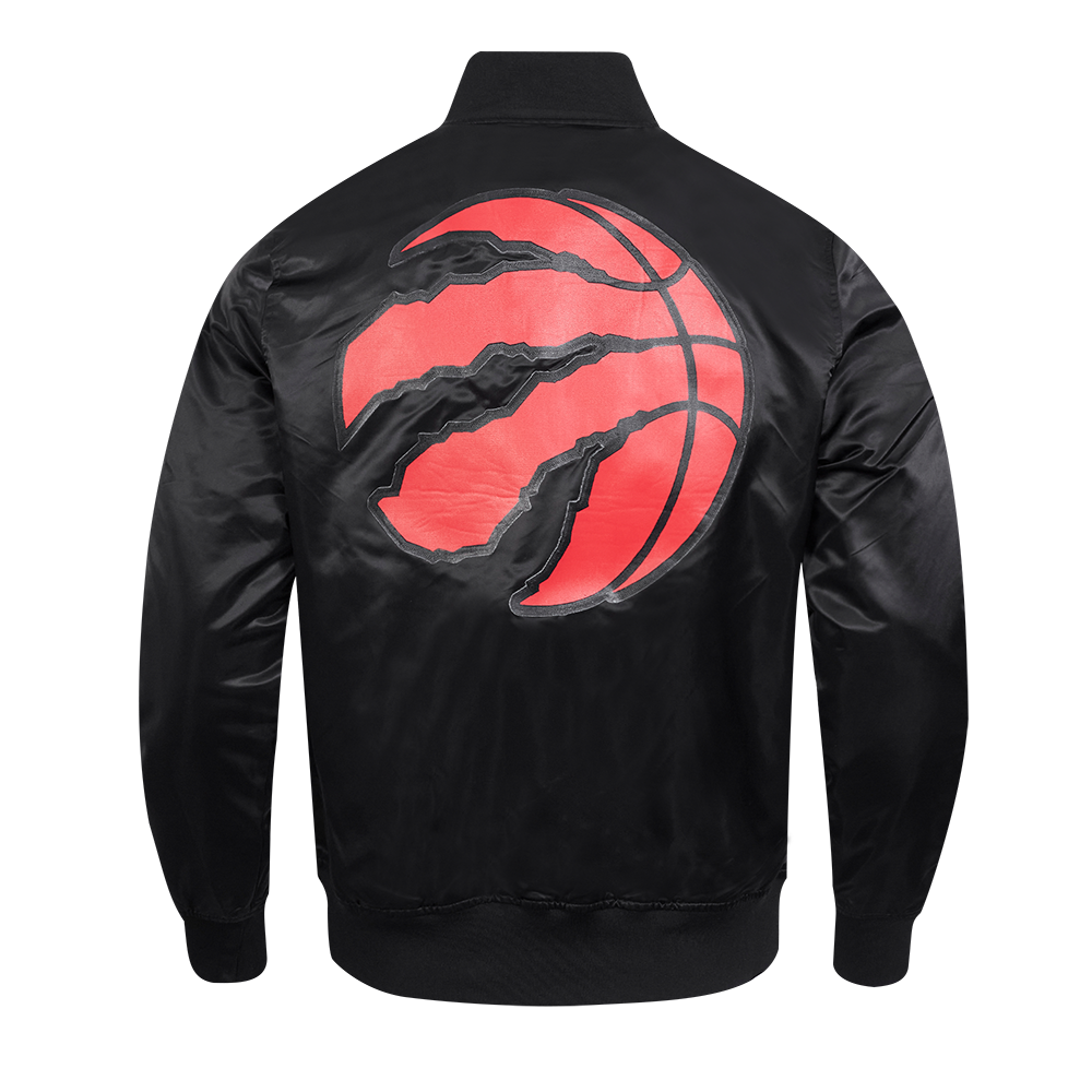 NBA Toronto Raptors Satin Jacket (Black) - Image 7
