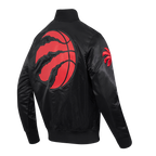 NBA Toronto Raptors Satin Jacket (Black) - Image 8
