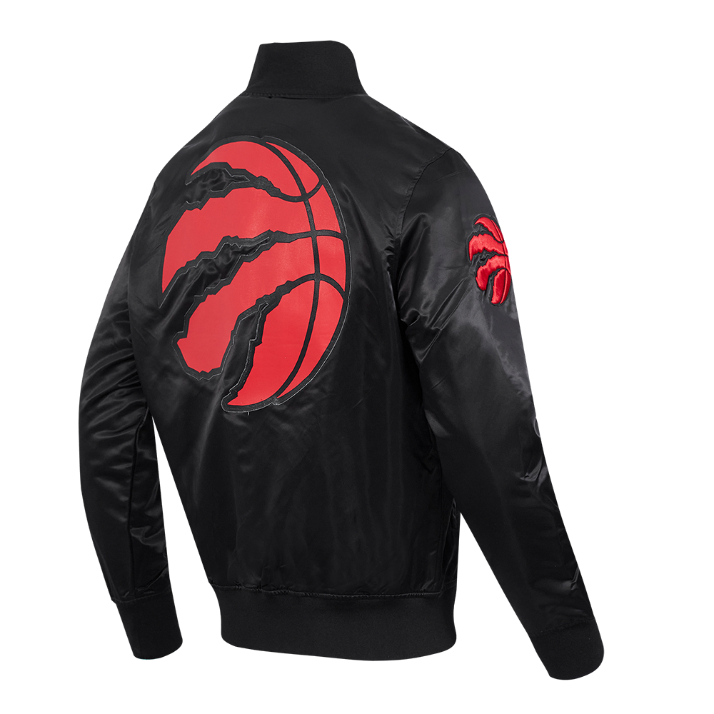 NBA Toronto Raptors Satin Jacket (Black) - Image 8