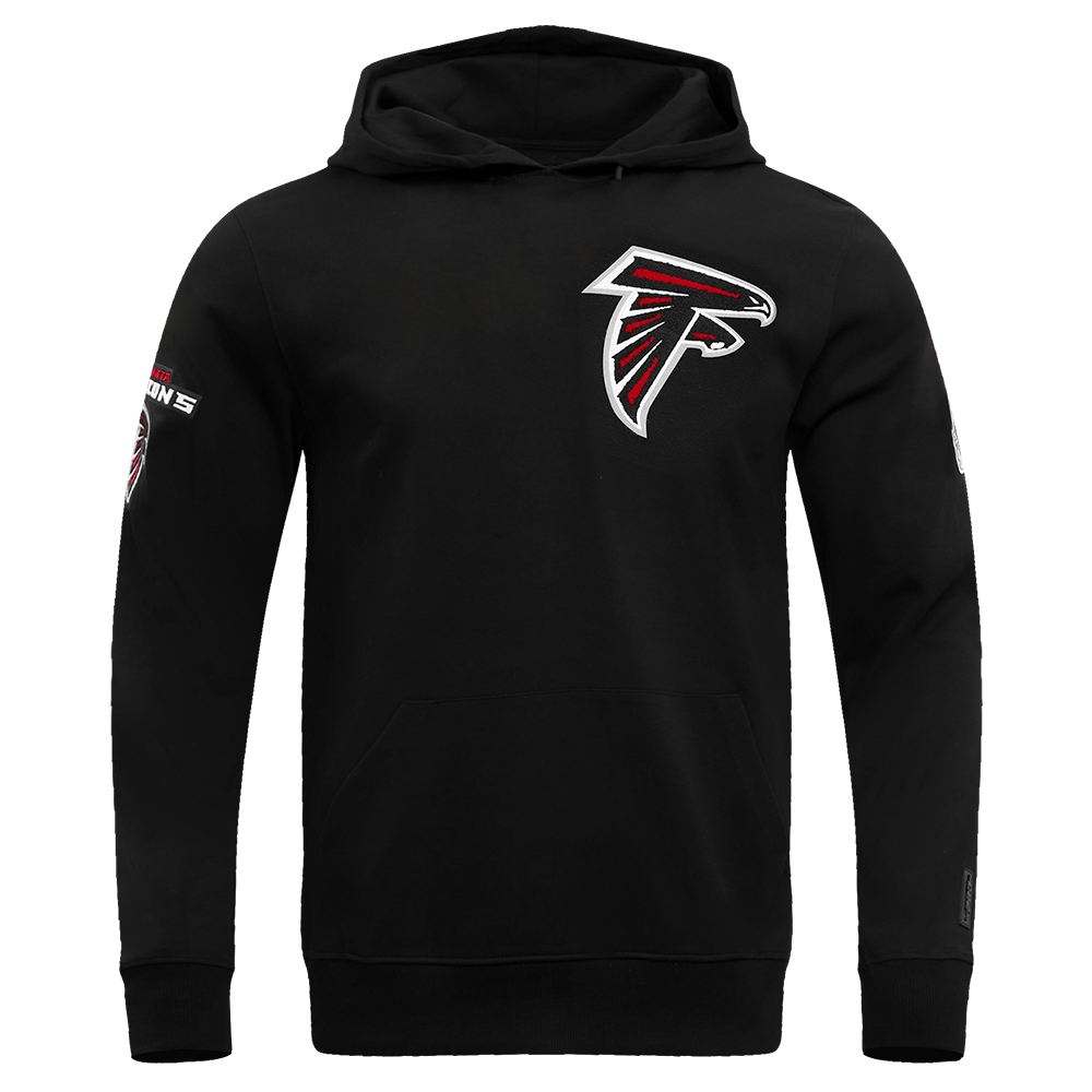 NFL Atlanta Falcons Classic Pullover Hoodie (Black)