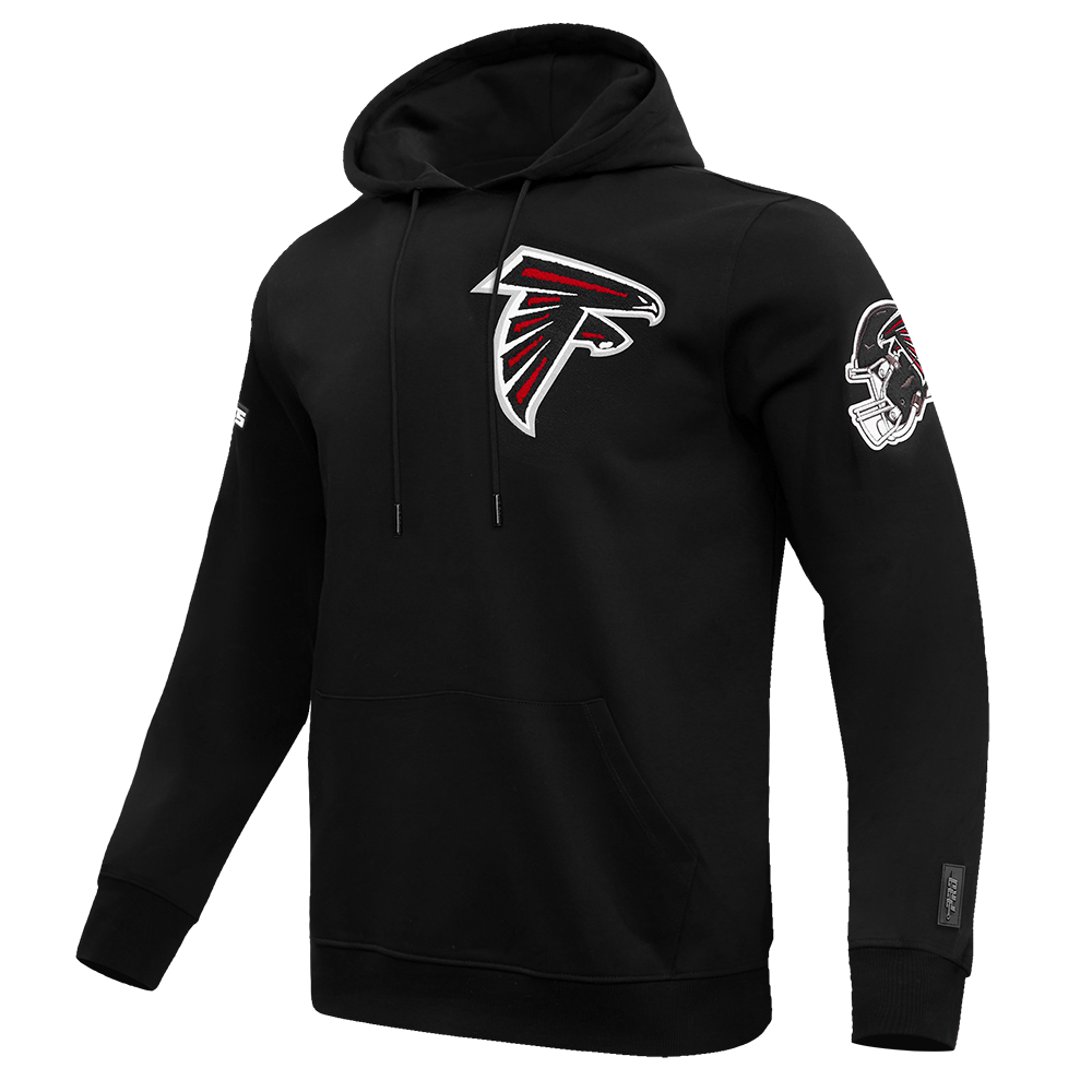 NFL Atlanta Falcons Classic Pullover Hoodie (Black) - Image 2