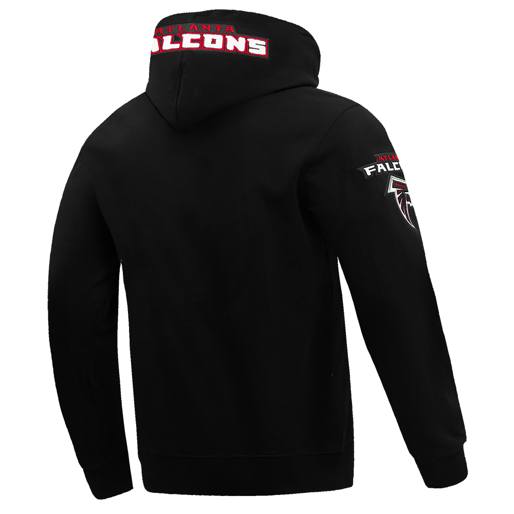 NFL Atlanta Falcons Classic Pullover Hoodie (Black) - Image 4