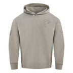 NFL Atlanta Falcons Drop Shoulder Pullover Hoodie (Taupe)