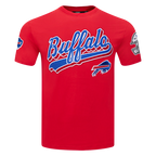 NFL Buffalo Bills Script Tail Tshirt (Red)