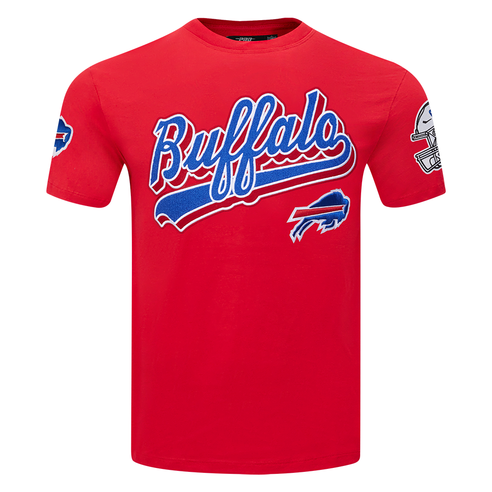 NFL Buffalo Bills Script Tail Tshirt (Red)