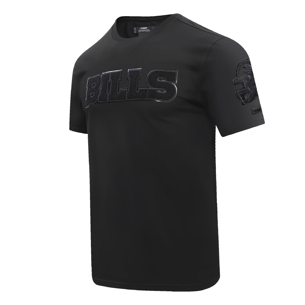 NFL Buffalo Bills Triple Black Tshirt (Triple Black) - Image 2