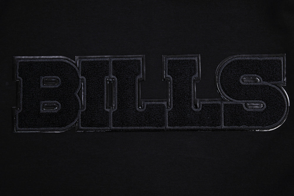 NFL Buffalo Bills Triple Black Tshirt (Triple Black) - Image 5