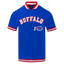 NFL Buffalo Bills Warm Up Button Up Jacket ((Royal Blue/ Red))