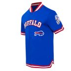 NFL Buffalo Bills Warm Up Button Up Jacket ((Royal Blue/ Red)) - Image 2