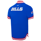 NFL Buffalo Bills Warm Up Button Up Jacket ((Royal Blue/ Red)) - Image 4