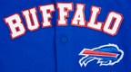 NFL Buffalo Bills Warm Up Button Up Jacket ((Royal Blue/ Red)) - Image 5