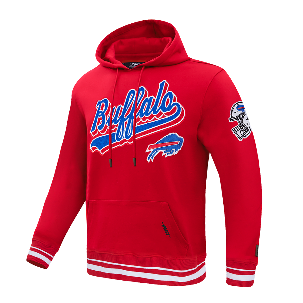 NFL Buffalo Bills Script Tail Pullover Hoodie (Red) - Image 2
