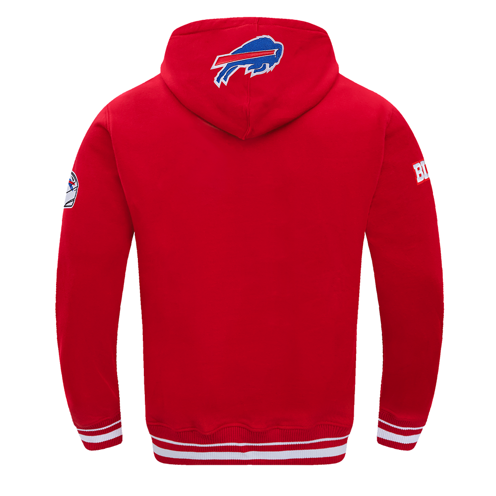 NFL Buffalo Bills Script Tail Pullover Hoodie (Red) - Image 3