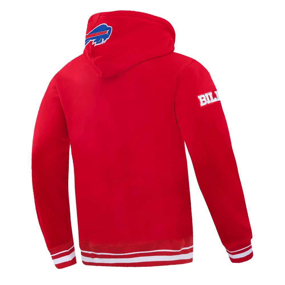 NFL Buffalo Bills Script Tail Pullover Hoodie (Red) - Image 4