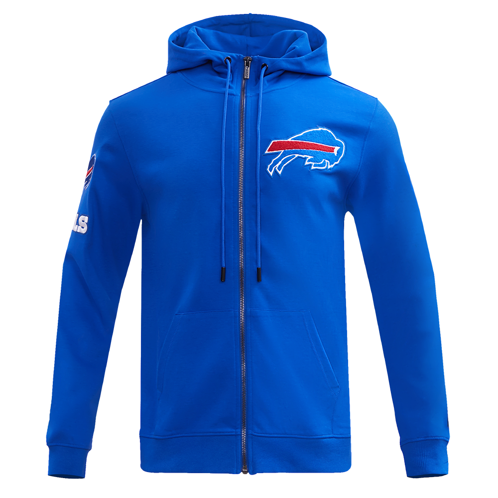 NFL Buffalo Bills Classic Full Zip Hoodie (Royal Blue) Main image