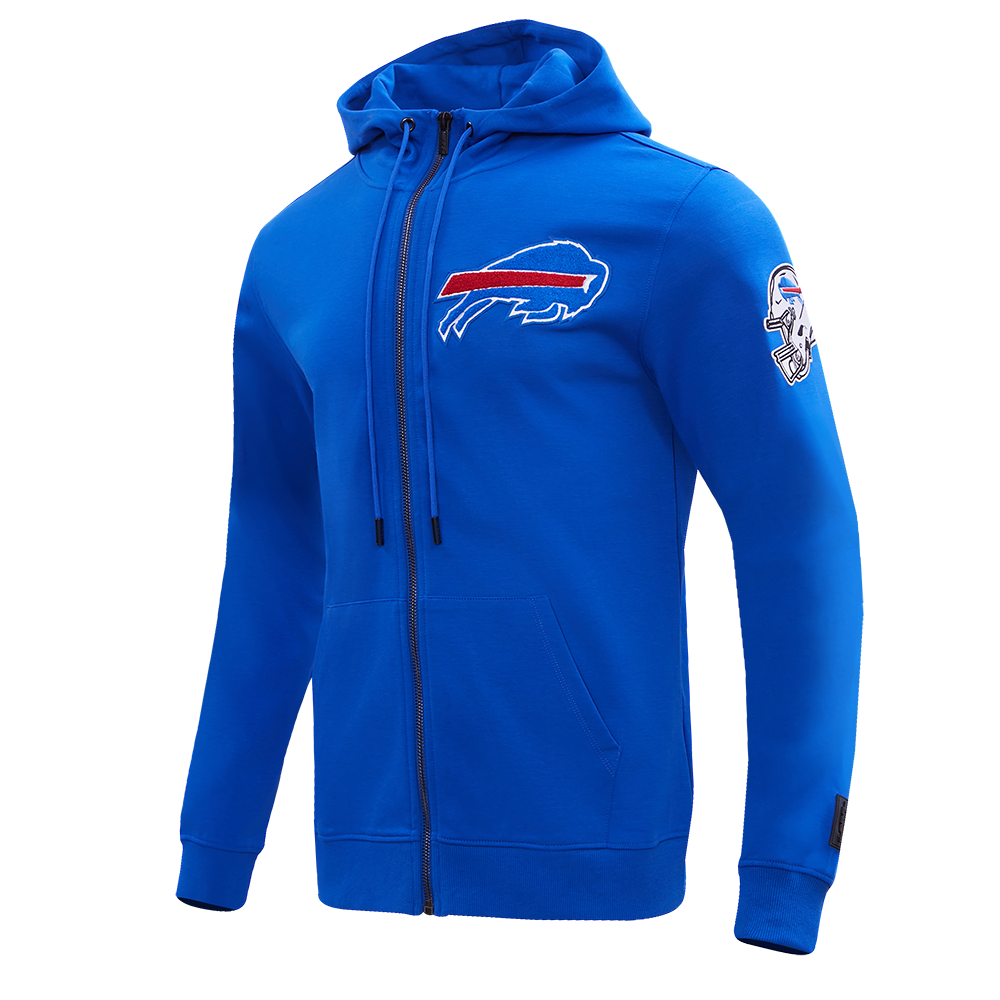 NFL Buffalo Bills Classic Full Zip Hoodie (Royal Blue) - Image 2