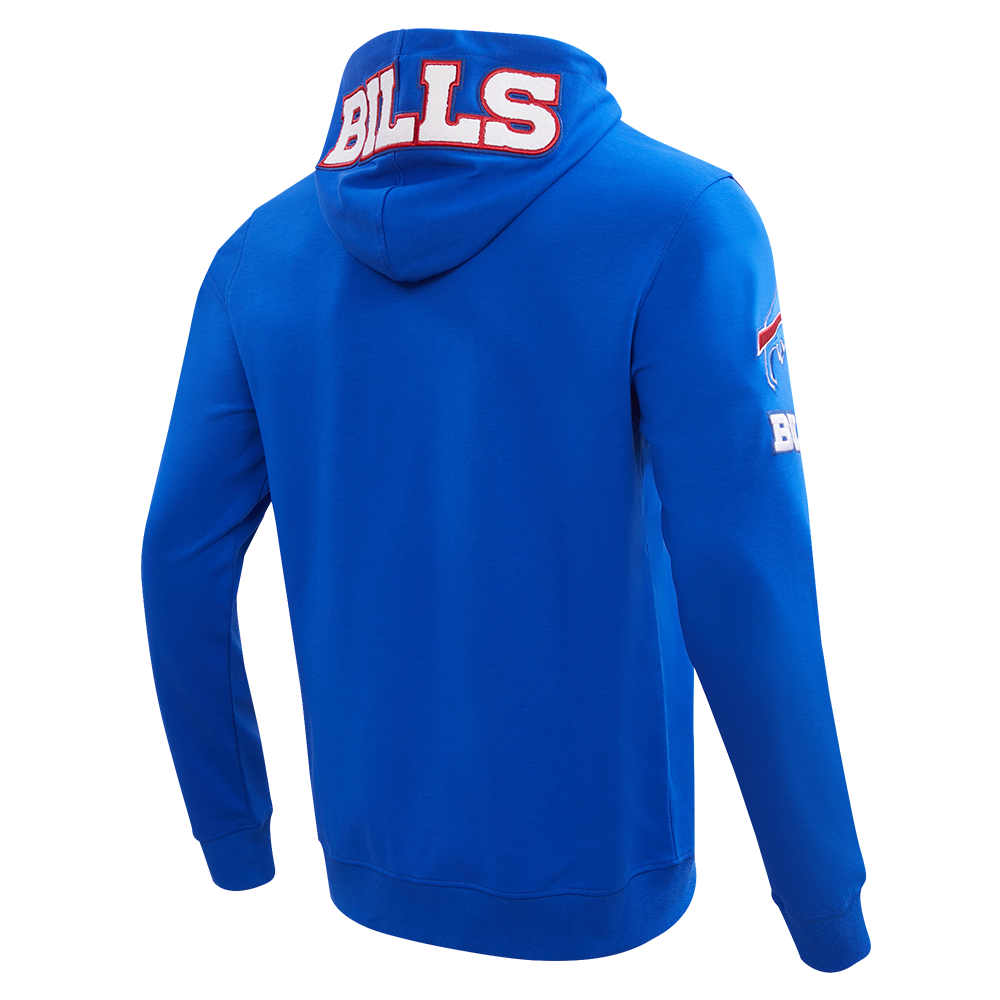 NFL Buffalo Bills Classic Full Zip Hoodie (Royal Blue) - Image 3