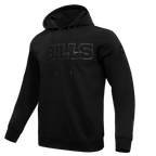 NFL Buffalo Bills Triple Black Pullover Hoodie (Triple Black) - Image 2