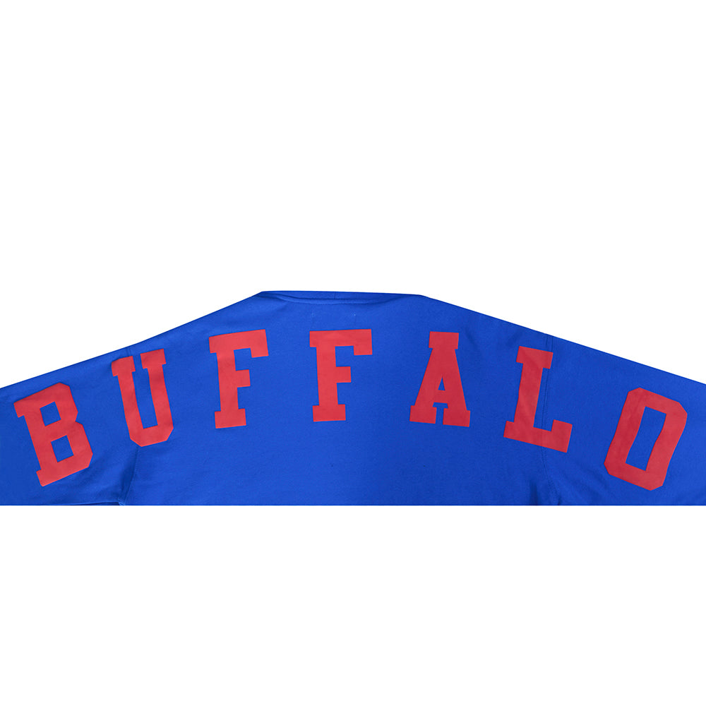 NFL Buffalo Bills Wingspan Pullover Hoodie (Royal Blue) - Image 8