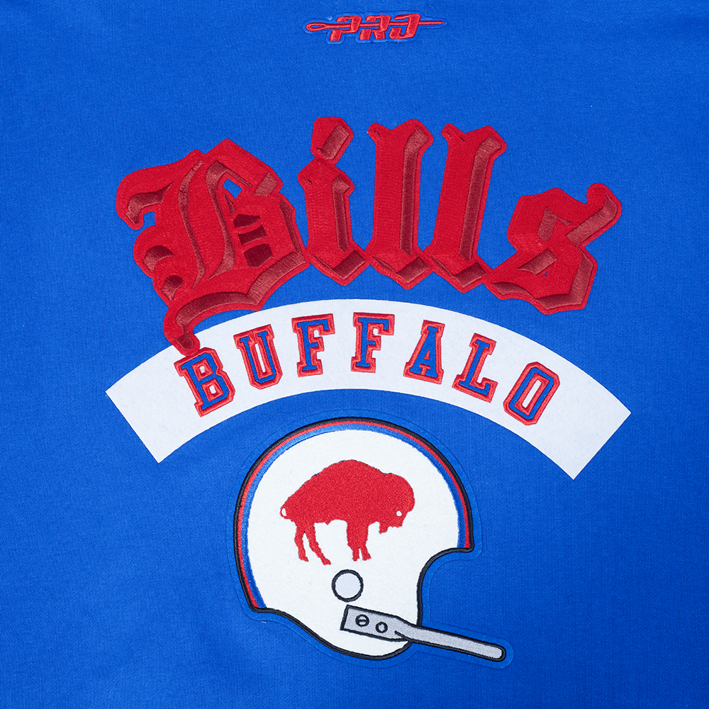 NFL Buffalo Bills Old English Pullover Hoodie (Royal Blue) - Image 5