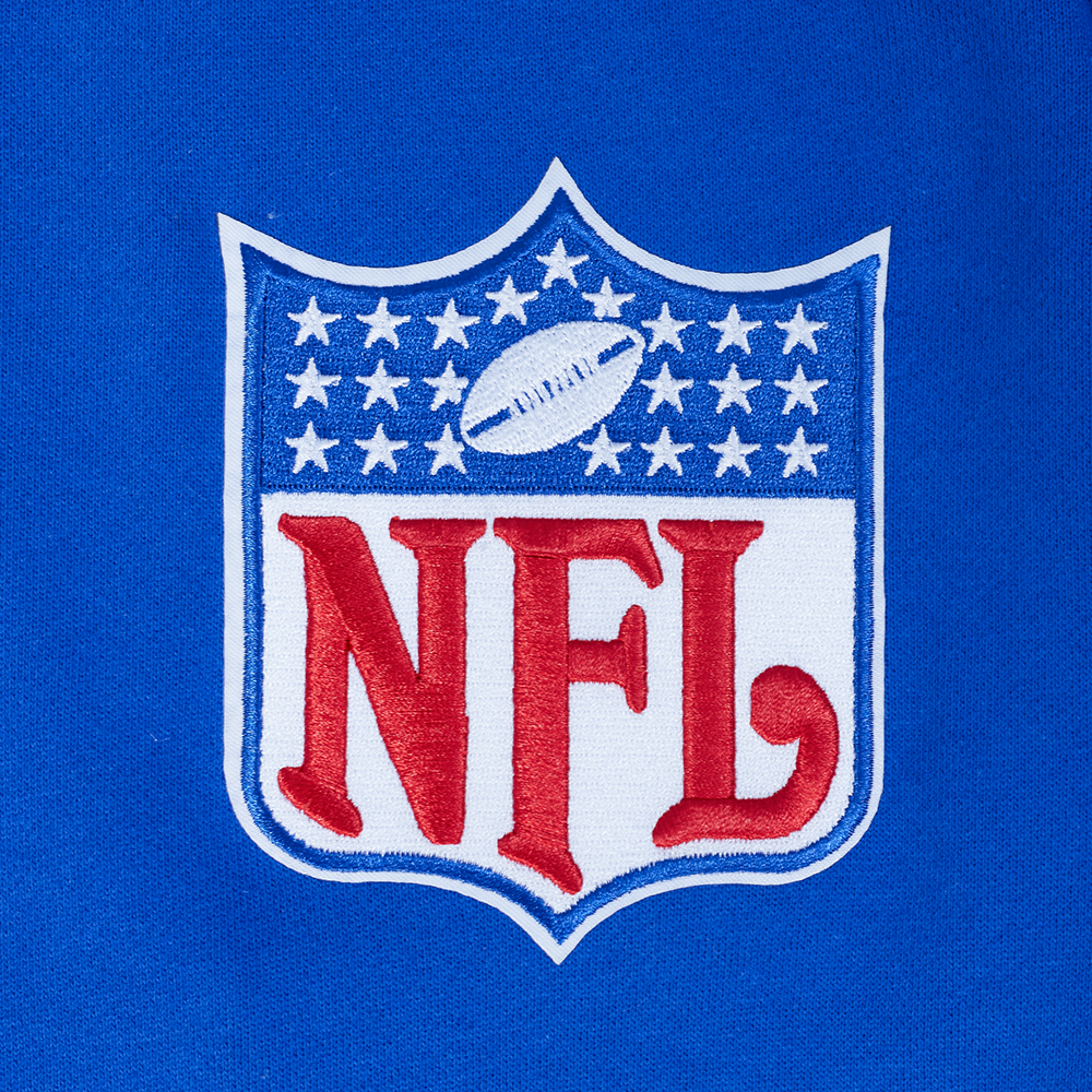 NFL Buffalo Bills Old English Pullover Hoodie (Royal Blue) - Image 7