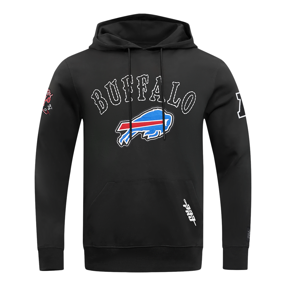 NFL Buffalo Bills Rebel Athletics Pullover Hoodie (Black)