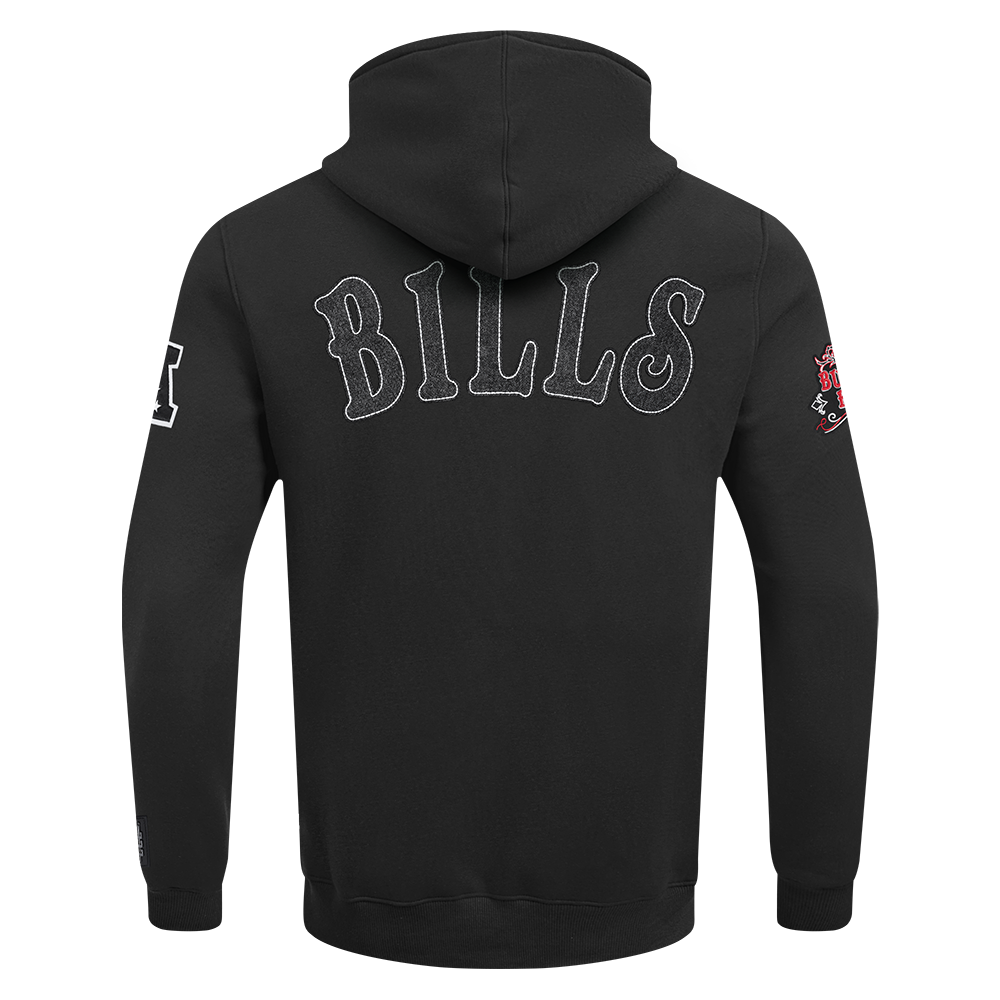NFL Buffalo Bills Rebel Athletics Pullover Hoodie (Black) - Image 3