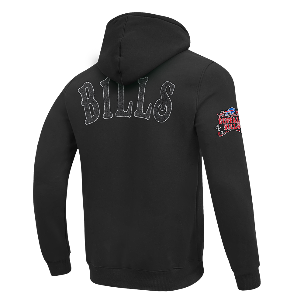 NFL Buffalo Bills Rebel Athletics Pullover Hoodie (Black) - Image 4