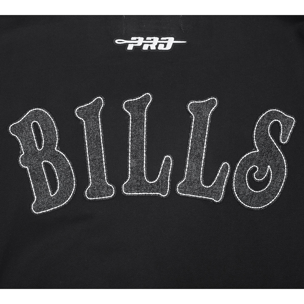 NFL Buffalo Bills Rebel Athletics Pullover Hoodie (Black) - Image 5