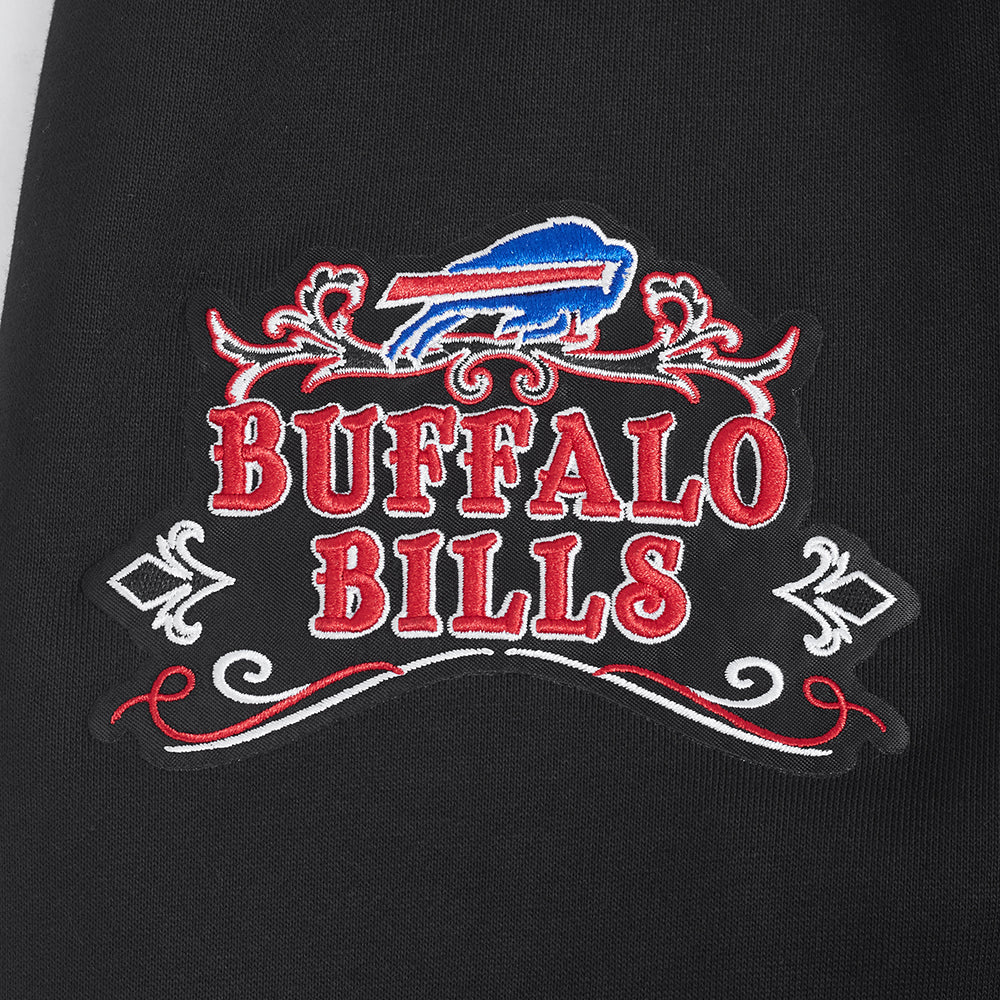 NFL Buffalo Bills Rebel Athletics Pullover Hoodie (Black) - Image 7