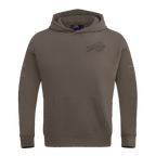 NFL Buffalo Bills Drop Shoulder Pullover Hoodie (Dark Taupe)