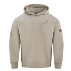 NFL Buffalo Bills Drop Shoulder Pullover Hoodie (Taupe)