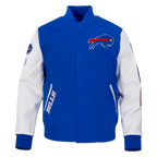NFL Buffalo Bills Classic Varsity Jacket ((Royal Blue/White)) - Image 8