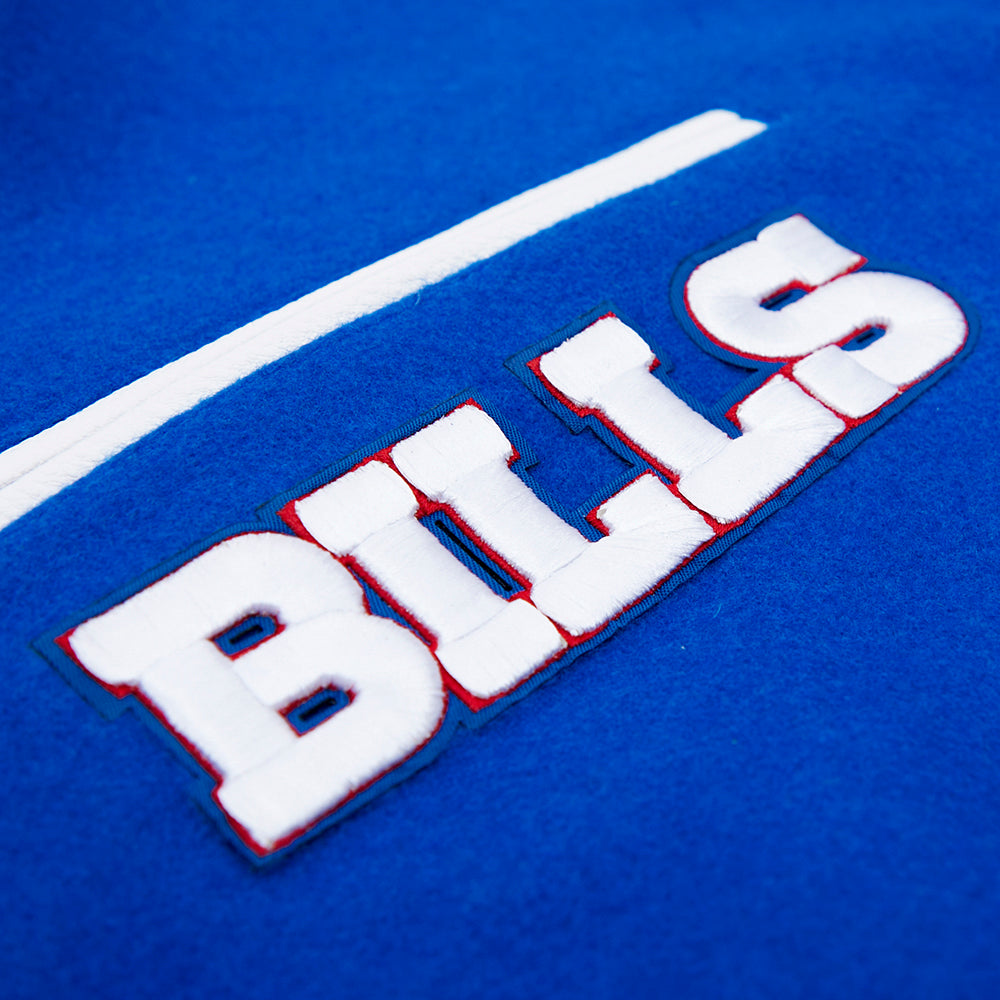 NFL Buffalo Bills Classic Varsity Jacket ((Royal Blue/White)) - Image 5