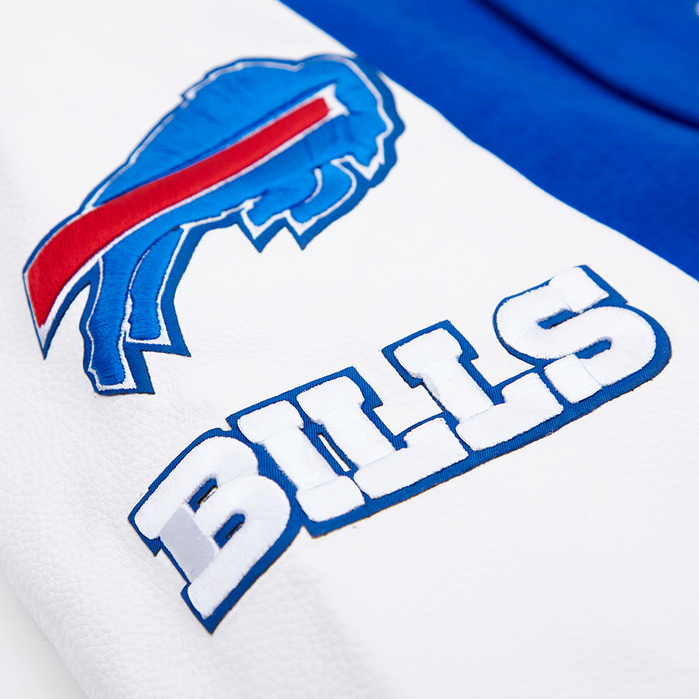 NFL Buffalo Bills Classic Varsity Jacket ((Royal Blue/White)) - Image 6