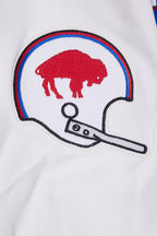 NFL Buffalo Bills Retro Classic Varsity Jacket ((Royal Blue/ Red)) - Image 8