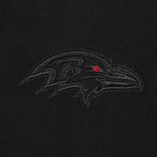 NFL Baltimore Ravens Drop Shoulder Pullover Hoodie (Black) - Image 5