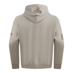 NFL Cleveland Browns Drop Shoulder Pullover Hoodies (Taupe) - Image 3