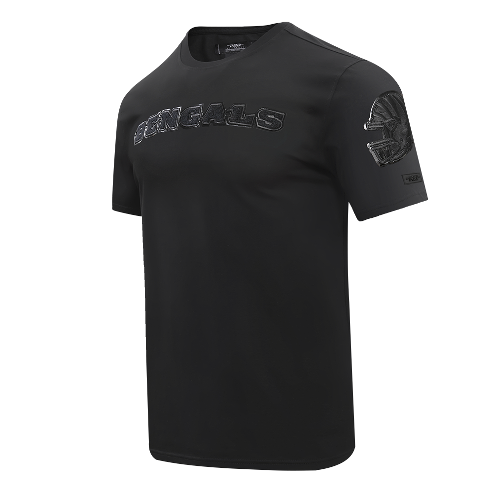 NFL Cincinnati Bengals Triple Black Tshirt (Triple Black) - Image 2