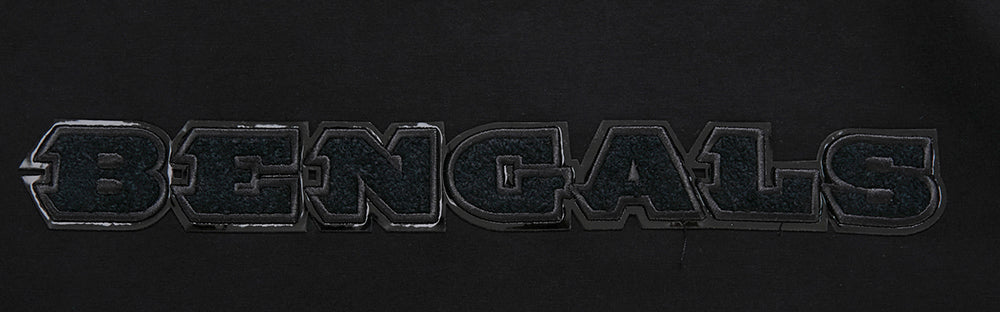 NFL Cincinnati Bengals Triple Black Tshirt (Triple Black) - Image 5