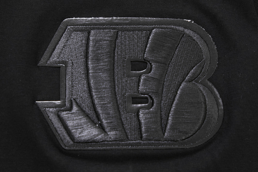 NFL Cincinnati Bengals Triple Black Tshirt (Triple Black) - Image 6