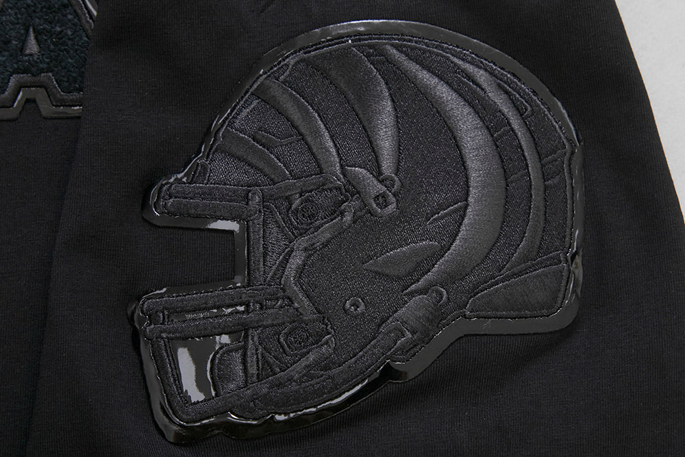 NFL Cincinnati Bengals Triple Black Tshirt (Triple Black) - Image 7